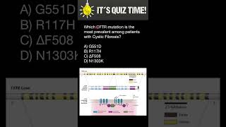 Which CFTR mutation is the most prevalent among patients with Cystic Fibrosis [upl. by Ednutabab]