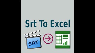 Srt To Excel [upl. by Kirima]