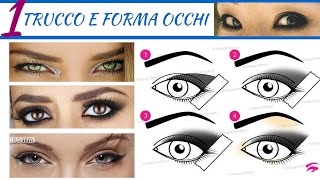 Qual è il TRUCCO adatto alla FORMA dei tuoi OCCHI PARTE 1 [upl. by Verdi]