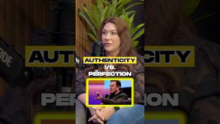 Authenticity vs Perfection podcast podcastclips authenticity perfection work [upl. by Amias]