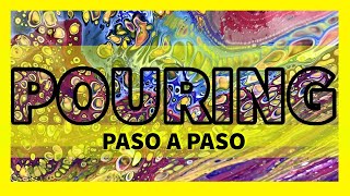 CÓMO SE HACE EL POURING PASO A PASO EN ESPAÑOL [upl. by Castro543]