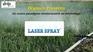 Spanish  Laser Spray Rain Pipe  Rain Hose Un nuevo paradigma revolucionario en microrriego [upl. by Ynney]