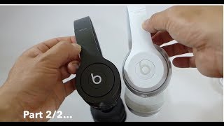 First Look Redesigned Beats Solo 2 in WHITE pt 22 [upl. by Jeffie734]