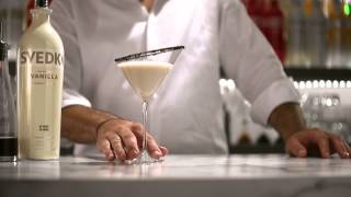 SVEDKA Vodka Cocktail Recipe  Cookies and Cream Martini [upl. by Gilmer]