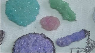 How To Grow Crystal DIY Pendant Ring and Home Decor  Beanana711 [upl. by Mellitz674]