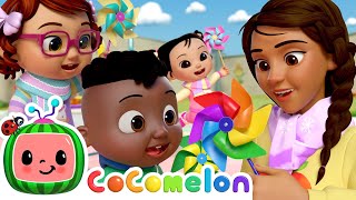 Fall Playground Song with Rainbow Pinwheels  CoComelon Nursery Rhymes amp Kids Songs [upl. by Byers]