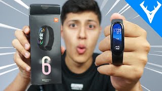 CHEGOUU XIAOMI MI BAND 6 com TELA GIGANTE PRIMEIRO UNBOXING [upl. by Enialahs544]