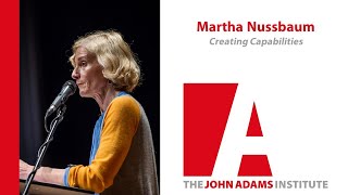 Martha Nussbaum on Creating Capabilities  The John Adams Institute [upl. by Niassuh654]