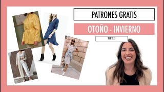 💥 ¡PATRONES GRATIS 💥 Patrones de costura para Otoño Invierno para imprimir en casa PARTE 2 🧵 [upl. by Trevar]