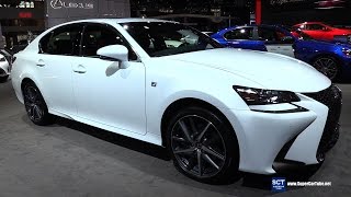 2016 Lexus GS 350 FSport AWD  Exterior and Interior Walkaround  2016 New York Auto Show [upl. by Nilre877]