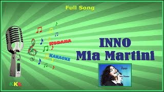 Inno  Mia Martini  Karaoke Brano completo  testo  Kodana Karaoke [upl. by Aiuqcaj138]