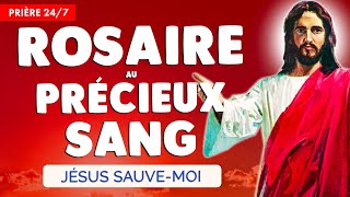 🔴 ROSAIRE au PRÉCIEUX SANG de JÉSUS 🙏 Très PUISSANTE PRIÈRE 247 [upl. by Airamana164]