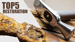 The Best Restoration of Old Rusty Hammers Old tools restoration ASMR video [upl. by Sitelc]