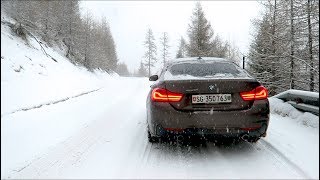 SNOW DRIVE IN THE 2018 BMW 440i xDrive [upl. by Mcspadden]