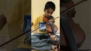 Sankarabharanam geetham violin 2nd speed by BV KARTHIKEYA [upl. by Assirok]