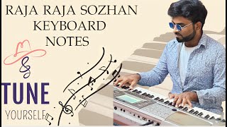 Session 5  Raja raja Sozhan keyboard notes  Electronic keyboard [upl. by Ida249]