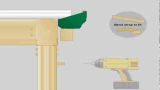 Stratco Outback  Flat Attached  Veranda Patio Carport  HowTo Installation [upl. by Rozele]