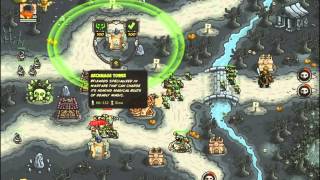 Kingdom Rush Frontiers  Desecrated Grove  3 Stars [upl. by Minette163]