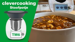 Stoofpotje van varkenswangetjes  Thermomix TM6 recept [upl. by Durkin]