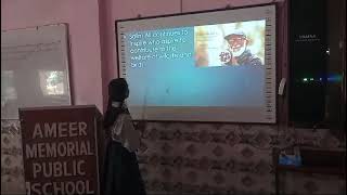 Ameer memorial senior secondary school Presentation on Veer gatha [upl. by Lundt]