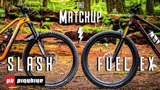 Trek Fuel EX or Slash Trail Bike vs Enduro Bike  The Matchup [upl. by Oirrad]