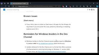 Announcing Windows 11 Insider Preview Build 26120 1912 Dev Channel for Windows Insider [upl. by Ednutabab]