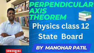 Perpendicular axes theorem rotational dynamics class 12 Physic [upl. by Namsaj]