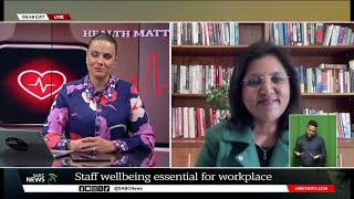 Corporate Wellness Week  Staff wellbeing essential for productive workplace Dr Ashika Pillay [upl. by Ayekin]