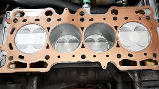 How to use copper spray gasket maker on head gasket [upl. by Spike]