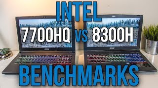 Intel i77700HQ vs i58300H  Laptop CPU Comparison and Benchmarks [upl. by Buchalter]