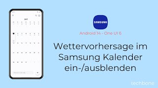 Wettervorhersage im Samsung Kalender einblenden oder ausblenden  Samsung Android 14  One UI 6 [upl. by Ahsiled]