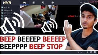 How to solve Hikvision DVR Beeping Buzzer sound Problem  Beep Sound Off In Hikvision Latest XVR [upl. by Ajaj282]