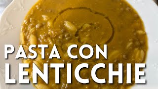 PASTA CON LENTICCHIE di Betty e Marco  Ricetta facile e veloce [upl. by Thekla140]