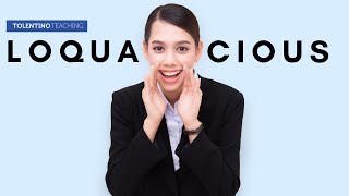 Word of the Day Loquacious Unit 3 Video 3 [upl. by Oriane]