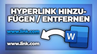 Word Hyperlink einfügen  entfernen  Tutorial [upl. by Amoritta]