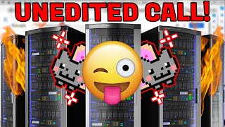 DESTROYING A SCAMMERS SERVER WITH MEMZ  FULL CALL [upl. by Nickie]