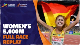 Womens 5000m Final  Munich 2022  Konstanze Klosterhalfen [upl. by Pirali701]