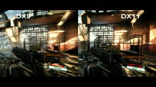 Crysis 2 DX9 vs DX11 Comparison HD 1080p [upl. by Schulz627]