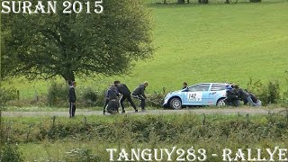 Rallye du Suran 2015  Petit Crash Twingo R1 N°142  FULL HD [upl. by Debi]