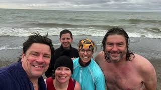 2024 New Years Day Lake Ontario Polar Bear Dip [upl. by Hadias]