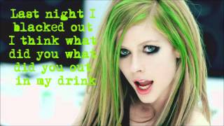 Smile Avril Lavigne lyrics Clean [upl. by Arria]