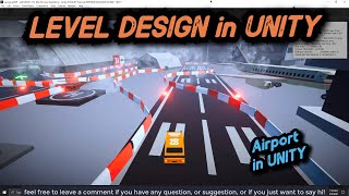 unity level design time lapse  airport drift [upl. by Nohsad]