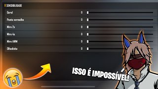 NINGUÉM NUNCA CONSEGUIU JOGAR FREE FIRE ASSIM IMPOSSÍVEL 😳 [upl. by Asina157]