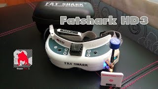 รีวิว แนะนำวิธีใช้แว่น Fatshark HD3 Thai version [upl. by Oleta301]