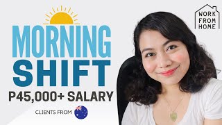 ONLINE JOB Earn Upto P45000 MORNING SHIFT FOR PINOYS  Work From Home [upl. by Yseult847]