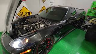 1000 HP C6 ZR1 Cold Start [upl. by Camfort]