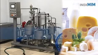 PASTEURIZADOR SEMIAUTOMATICO COMPACTO para la industria alimentaria  wwwinoxmimcom [upl. by Luckin]