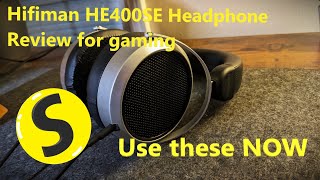 Hifiman HE400SE Review For gaming [upl. by Joleen693]