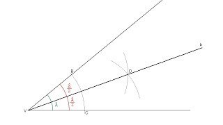 How to draw the angle bisector of any angle [upl. by Julita234]