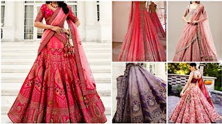 Latest amp Unique Bridal Lehenga designs Ideas for women and girls lehenga bridal [upl. by Ejrog]